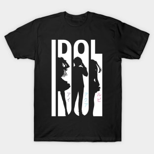 Oshi no Ko Idol Anime Characters Cool Typography Design T-Shirt